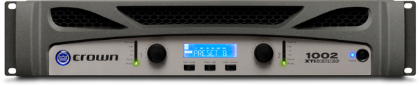 XTI1002 2CH POWER AMPLIFIER 500W @ 4OHM, 275W @ 8OHM, 700W@ 2OHM